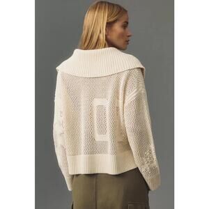 Daily Practice Anthropologie Half-Zip Oversized Pullover Sweater Women’s Small